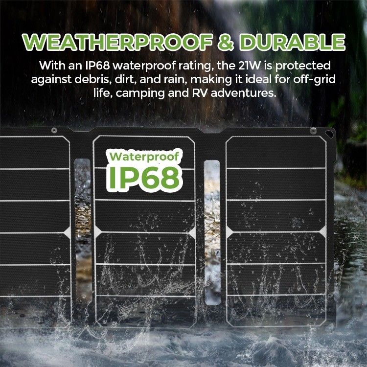 A mais recente célula solar IP68 30W 12V painel solar dobrável perfeito para outras aplicações