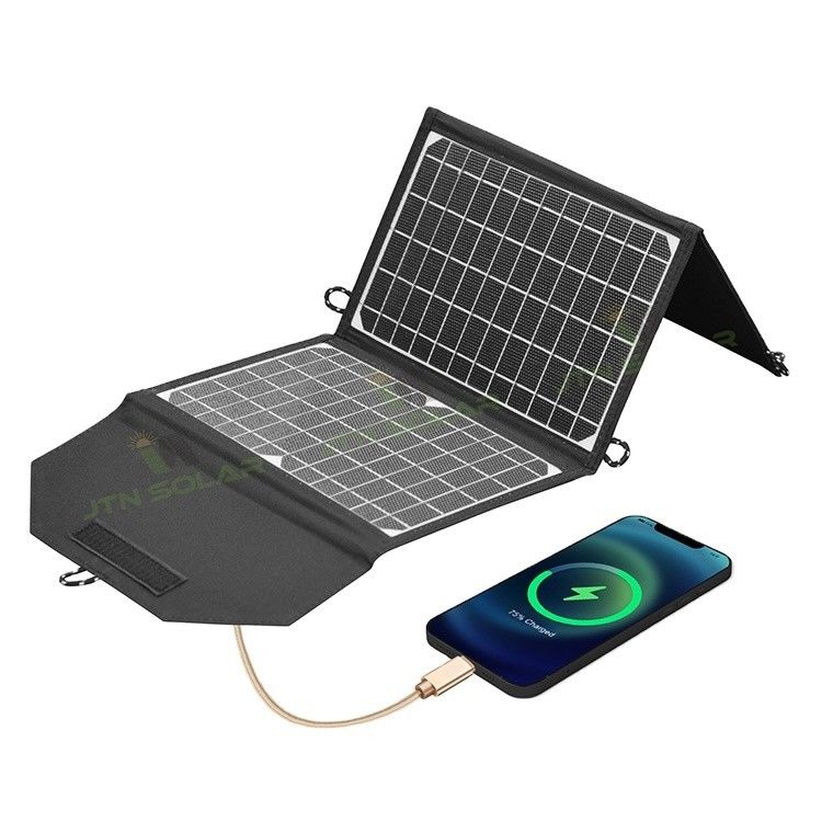 ETFE 21W carregador solar dobrável painéis solares portáteis com porta USB