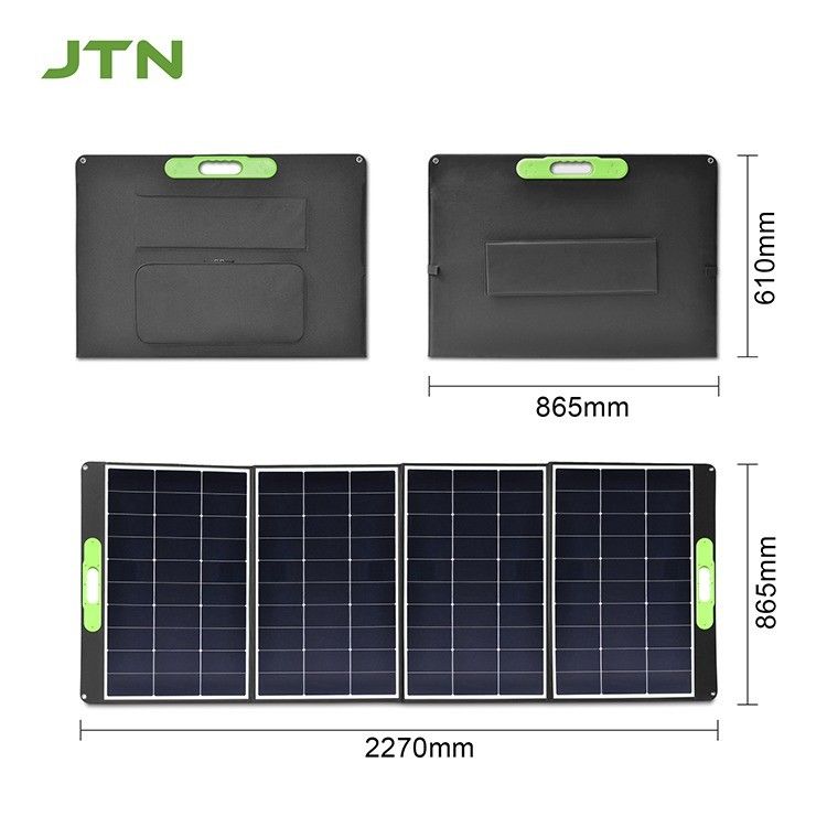300W painel solar dobrável para Ebike MONO célula solar customizável suporte OEM / ODM