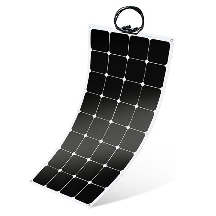 PV 12v 24v 200w 100w ETFE painel solar Kit flexível para RV ao ar livre