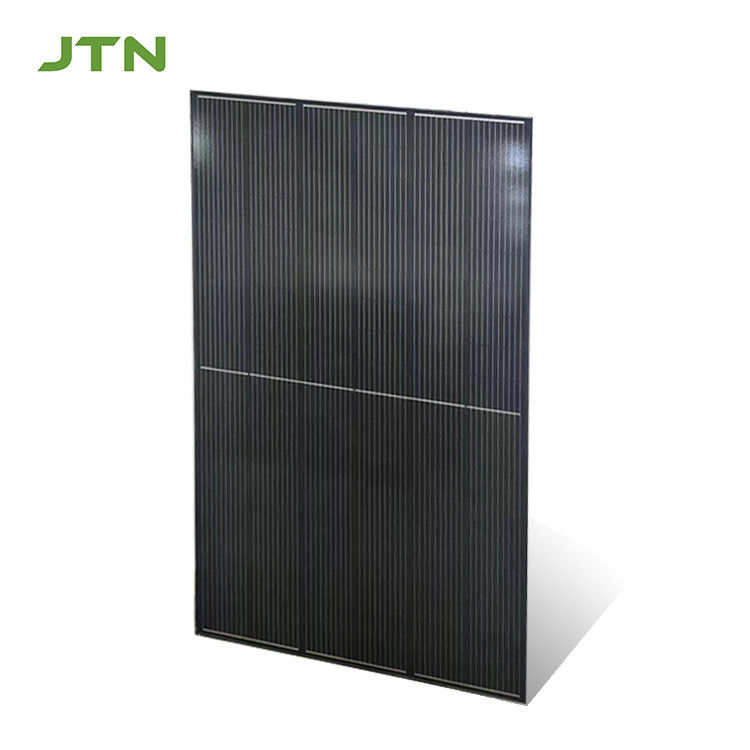 220V Output 450W Painel Solar Mono com design todo preto e impressão de logotipo personalizável