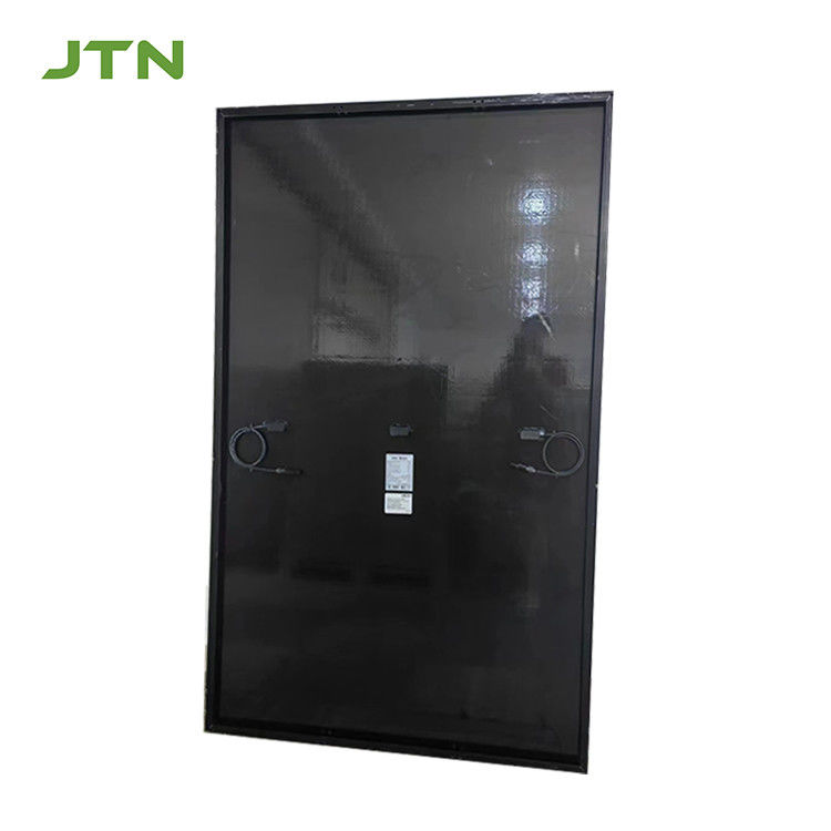 220V Output 450W Painel Solar Mono com design todo preto e impressão de logotipo personalizável