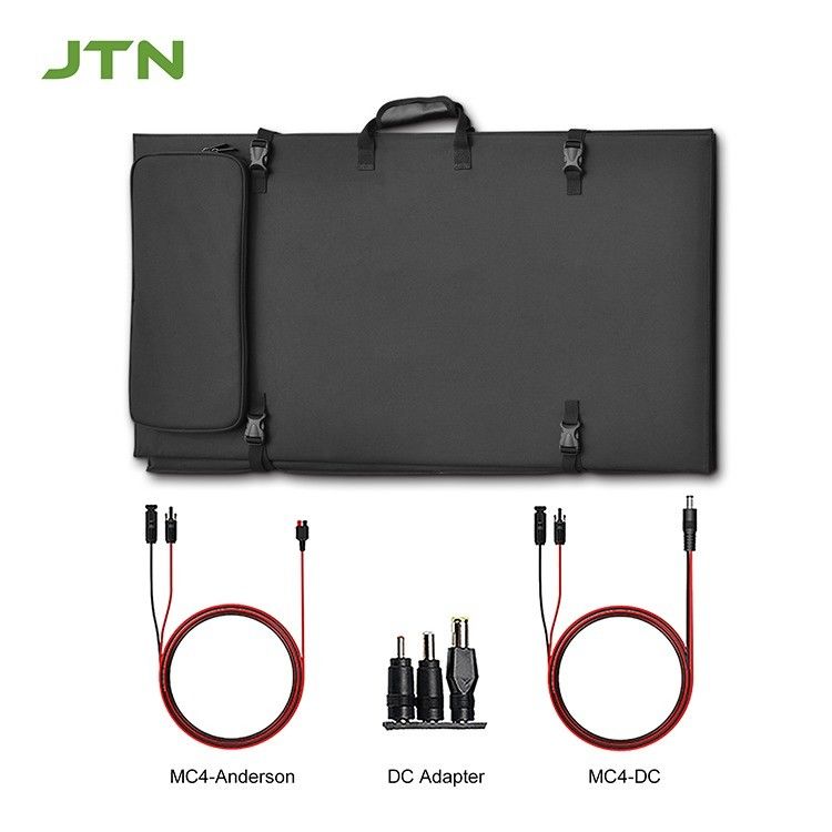 Estação de energia RV Cobertura solar com painel dobrável de 400W e saídas tipo-C/USB