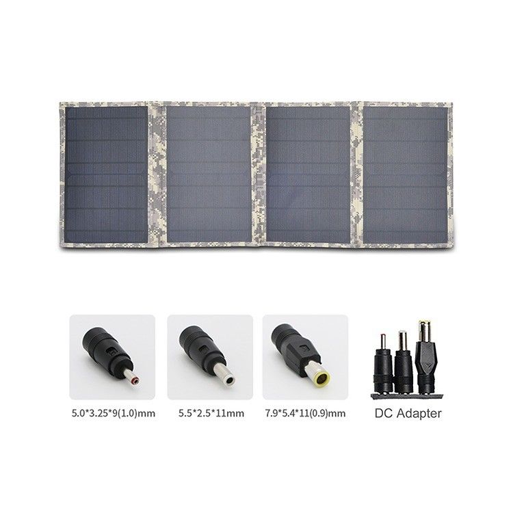 Painel solar dobrável 60W 12V USB3.0 para telefone móvel Saco dobrável solar portátil à prova d'água