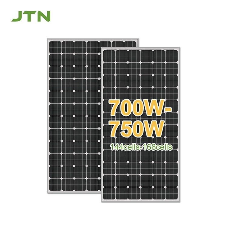 IP65 Painel fotovoltaico de célula solar bifacial à prova d'água 700W 690W 680W 670W Fabricação 12 anos