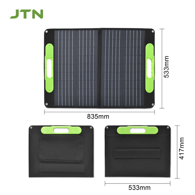 Painel solar dobrável PET USB 3.0 40w 50w 60w 80w 18v Painel solar dobrável portátil