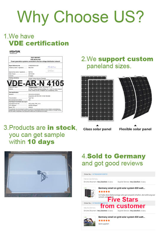 400wp 600wp 800wp Plug and Play Balcão Sistema solar 230v Saída para fácil montagem no telhado