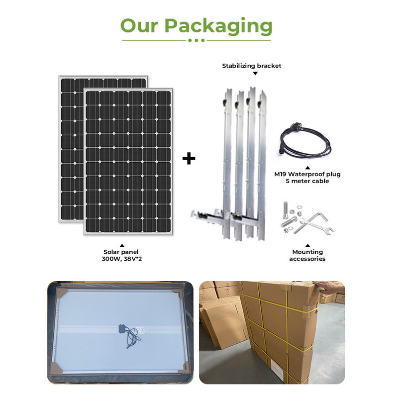 400wp 600wp 800wp Plug and Play Balcão Sistema solar 230v Saída para fácil montagem no telhado