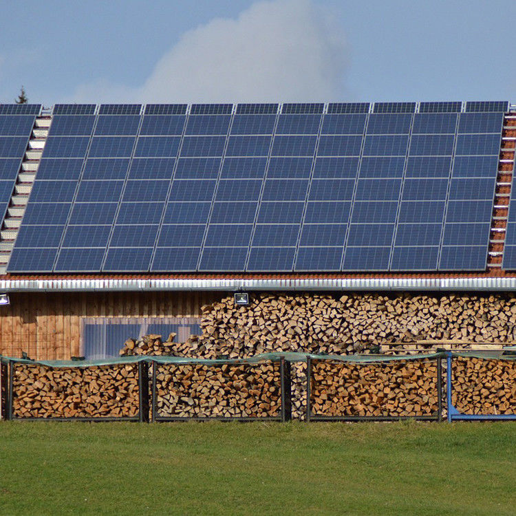 Painel solar mono preto de 400w Células fotovoltaicas de 210 mm para sistema solar residencial