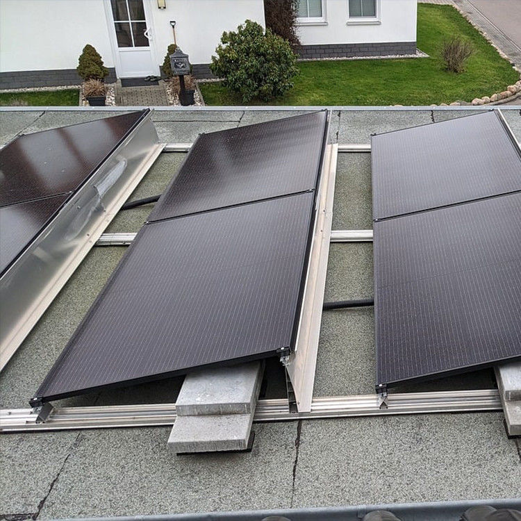 Painel pequeno 50W 70W 100W Painel solar Painéis de telhas pretas para sistema pequeno 12V 48V
